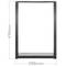 Pieds rectangulaire de petite table et banc en acier 300 x 80 x 430 mm 2-pack, tubes 80 x 20 mm