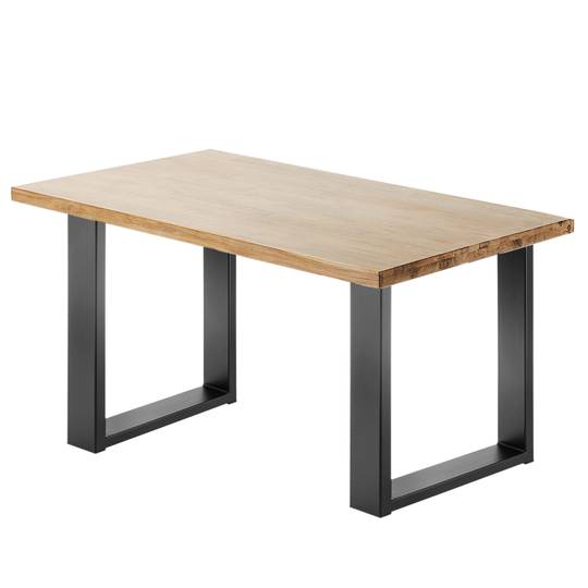 Pieds rectangulaire de petite table et banc en acier 300 x 80 x 430 mm 2-pack, tubes 80 x 20 mm