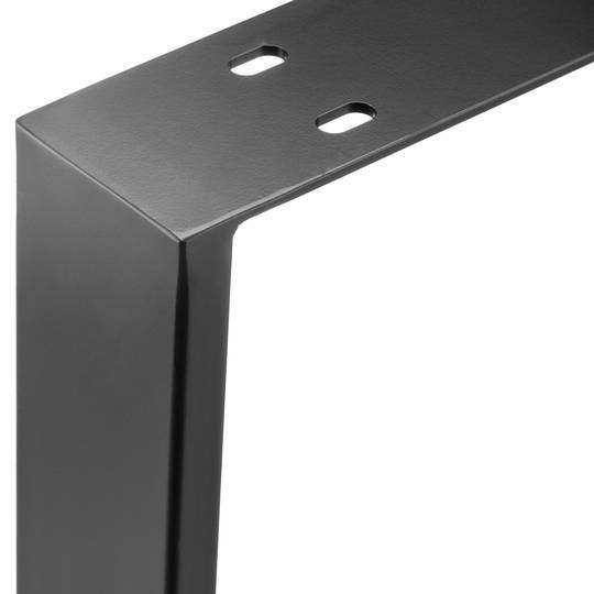 Pieds rectangulaire de petite table et banc en acier 300 x 80 x 430 mm 2-pack, tubes 80 x 20 mm