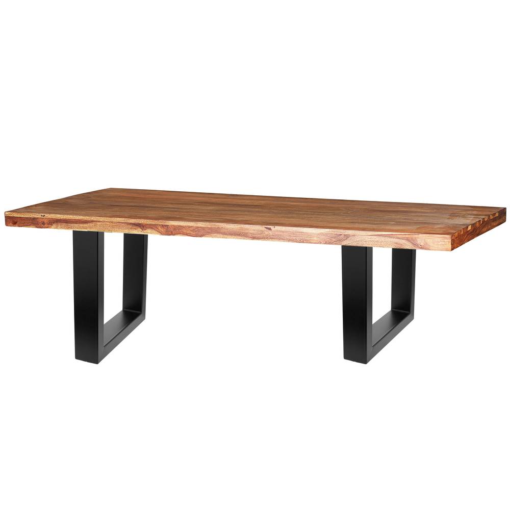 Beine für kleiner Tisch rechteckig aus Stahl 400 x 80 x 430 mm 2-pack, Röhren 80 x 40 mm