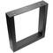 Beine für kleiner Tisch rechteckig aus Stahl 400 x 80 x 430 mm 2-pack, Röhren 80 x 40 mm