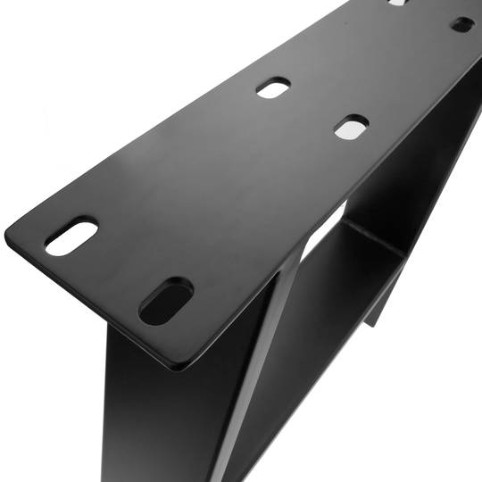Patas retangulares. Pés de mesinha e bancada de aço 400 x 80 x 430 mm 2-pack
