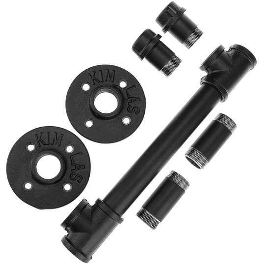 Support pipe 370 mm. Industrial and vintage tube towel rail