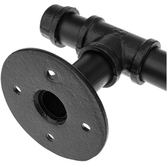 Support pipe 370 mm. Industrial and vintage tube towel rail