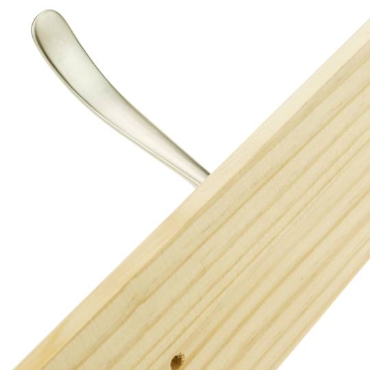 Perchero de pared Colgador de ropa y toallero con 3 ganchos dobles