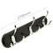 Coat hook for wall mount Clothes hanger and towel rack with 3 double hooks