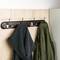 Coat hook for wall mount Clothes hanger and towel rack with 3 double hooks