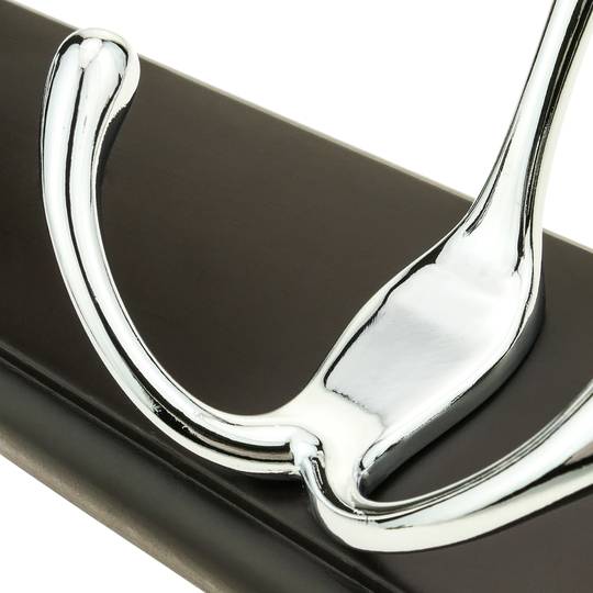 Coat hook for wall mount Clothes hanger and towel rack with 3 double hooks
