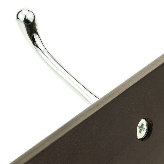 Coat hook for wall mount Clothes hanger and towel rack with 3 double hooks
