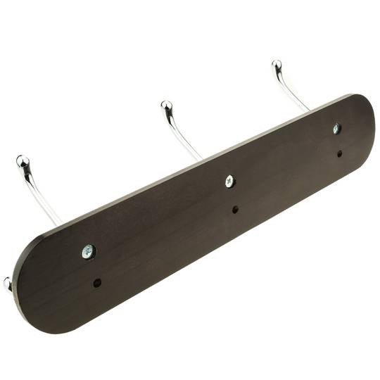 Coat hook for wall mount Clothes hanger and towel rack with 3 double hooks