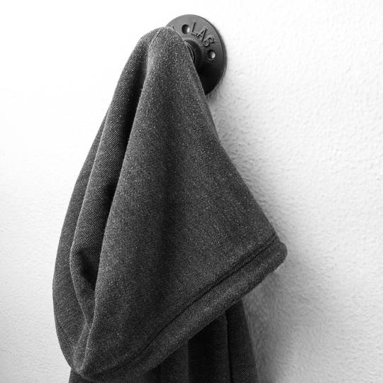 Wand Garderobe aus stahl 1 Industriehahn Haken. Handtuchhalter Kleiderhaken