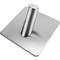 Stainless steel coat hook for wall mount. Clothes hanger and towel rack with 1 inclined hook 4-pack