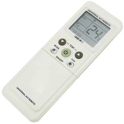 Mando a distancia universal. Control remoto para aire acondicionado, calefacción y climatización 51x142x21 mm