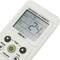 Universal remote control for air conditioning and heating 51x142x21 mm