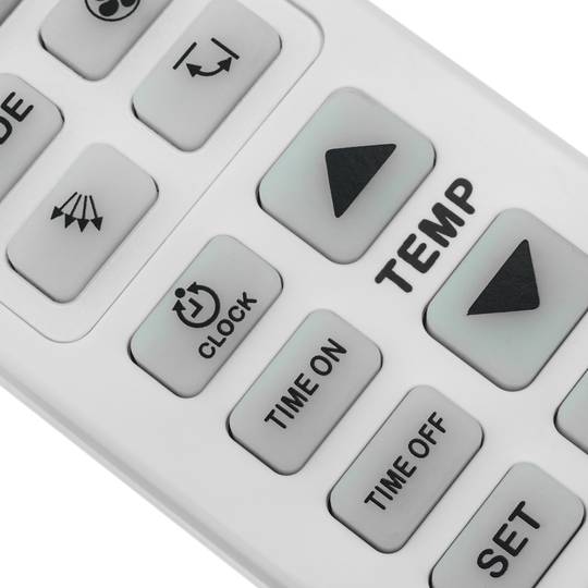Controle remoto universal para ar condicionado e aquecimento 55x154x21 mm