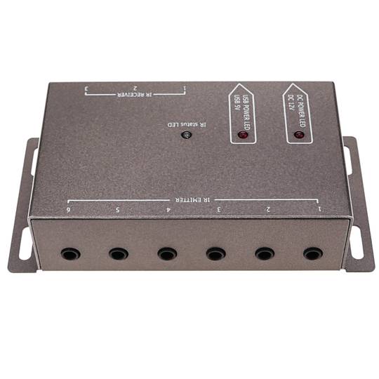 Repetidor d'infrarojos IR amb 3 ports receptors i 6 emissors