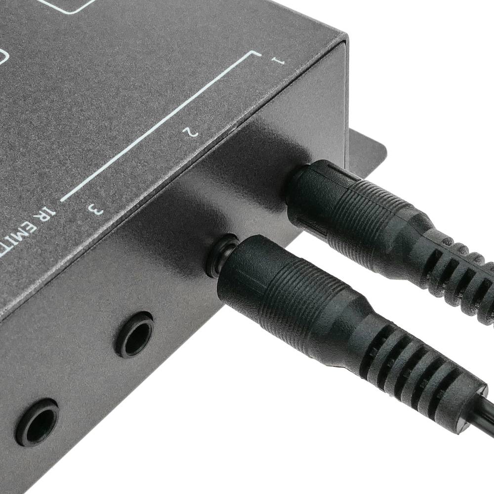 Repetidor d'infrarojos IR amb 3 ports receptors i 6 emissors