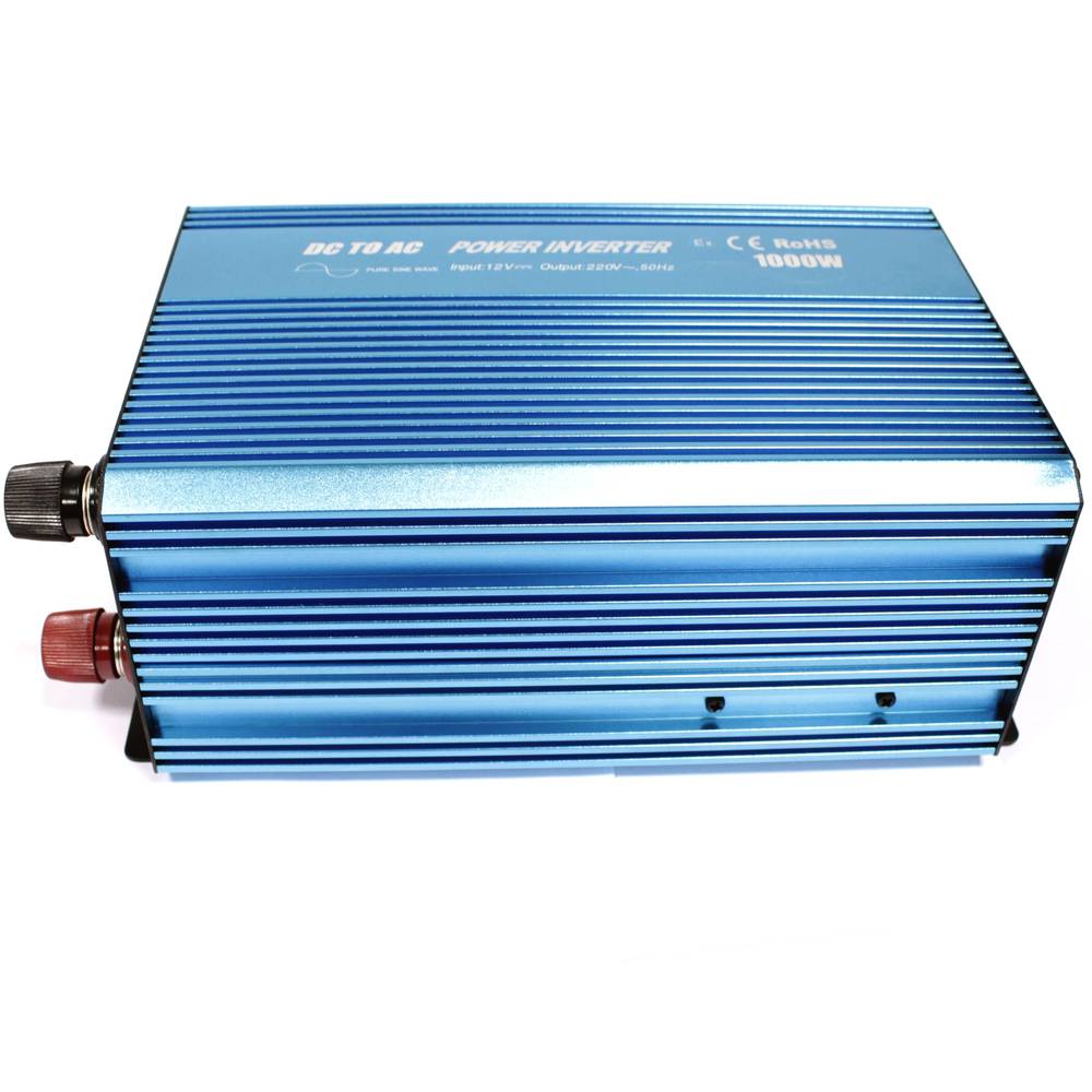 Inverter elettrico ad onda pura da 10 ~ 16VDC a 220VAC 1000W solare