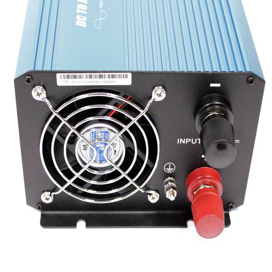 Inverter elettrico ad onda pura da 10 ~ 16VDC a 220VAC 1000W solare