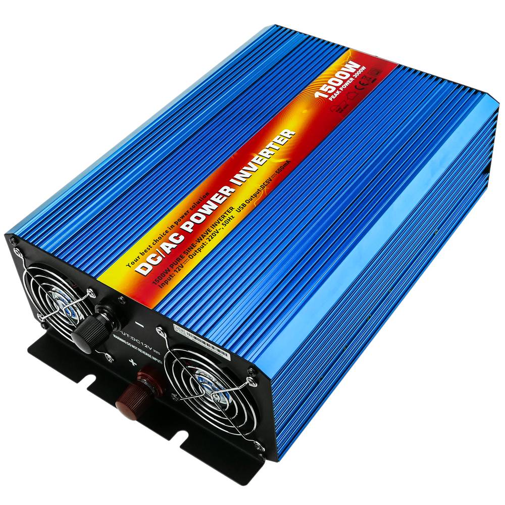Onde électrique pure d'onde 12VDC à 220VAC 1500W solaire USB