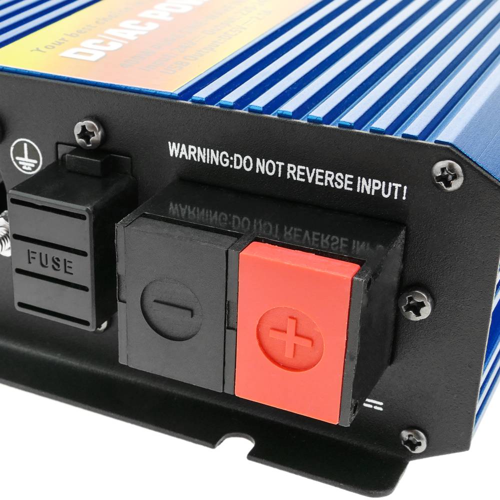 Inverter elettrico ad onda pura da 20 ~ 31VDC a 220VAC 400W USB solare