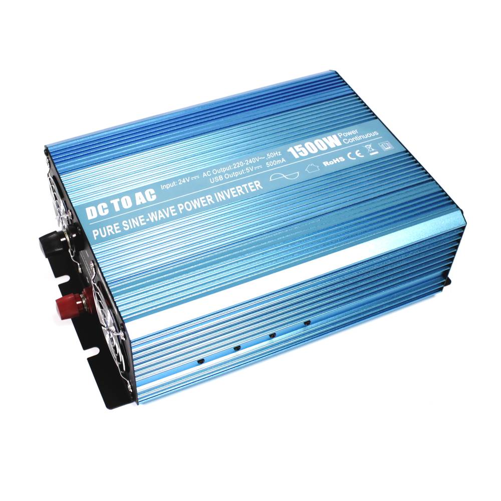 Reine welle elektrische inverter 20 ~ 31VDC zu 220 V AC 1500 Watt USB solar
