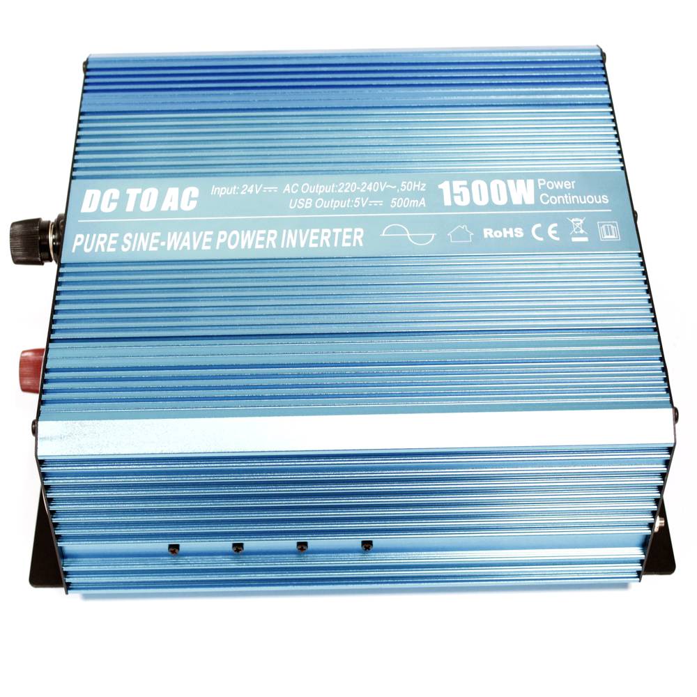 Reine welle elektrische inverter 20 ~ 31VDC zu 220 V AC 1500 Watt USB solar