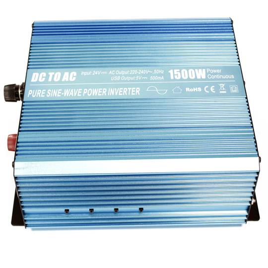 Reine welle elektrische inverter 20 ~ 31VDC zu 220 V AC 1500 Watt USB solar