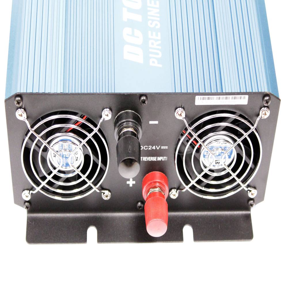 Inversor eléctrico de onda pura 20~31VDC a 220VAC 2500W USB solar