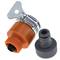 Gewindeloser Adapter mit Klemme und Schnellstecker