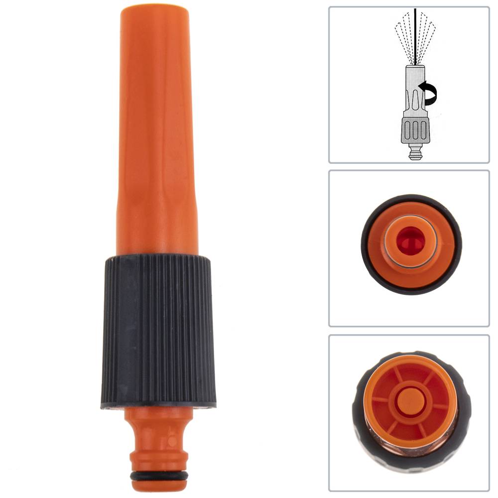 Hose spray nozzle with quick connector