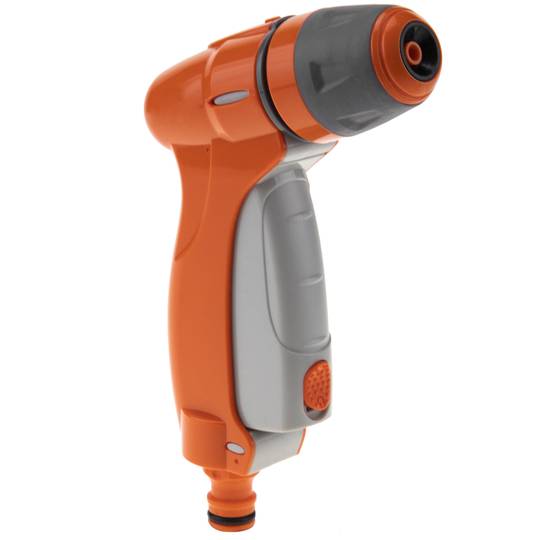 Pistola pulverizador de riego regulable 3 modos con conector rápido