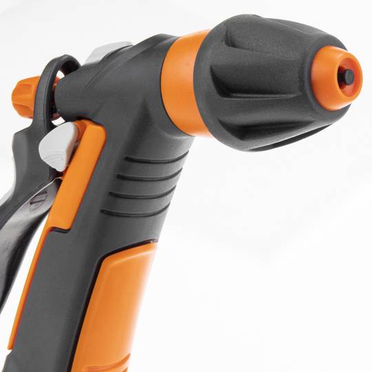 Einstellbare Spritzpistole mit Schnellkupplung und hinterem Abzug