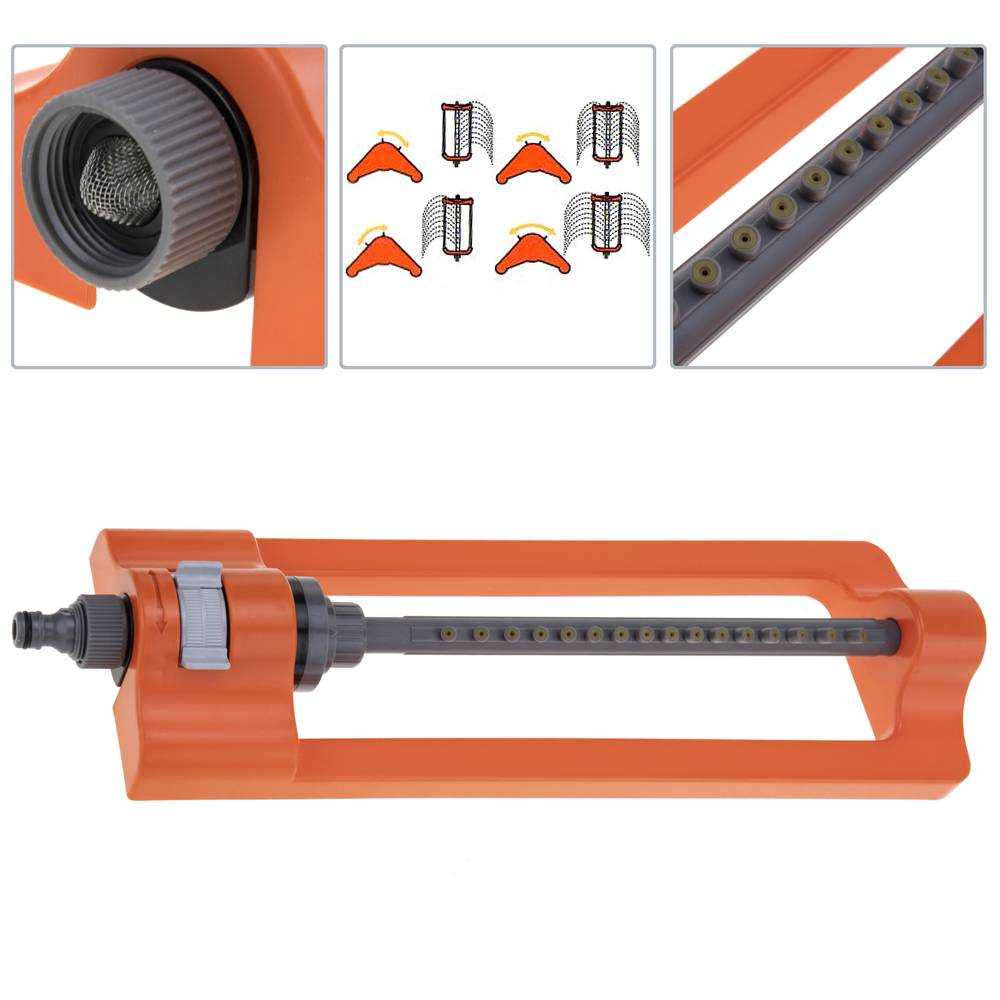 Oscillating lawn irrigation sprinkler 25 m² - 250 m²