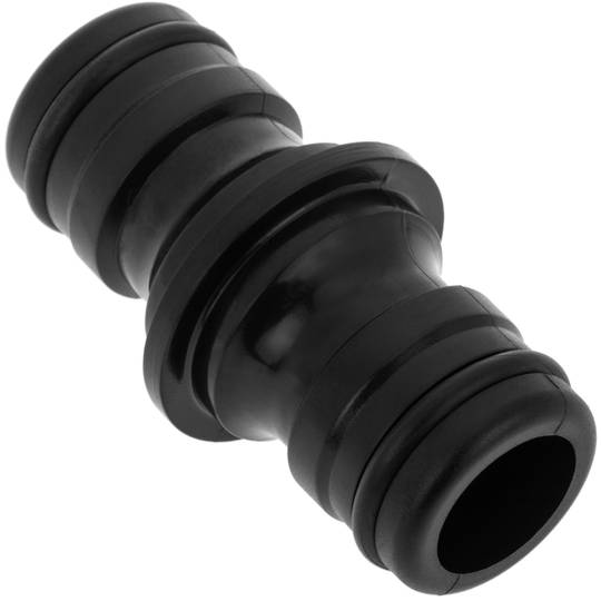 Pack of 5 units 1 inch 25 mm black male quick union and extension connector