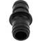 Pack of 5 units 1 inch 25 mm black male quick union and extension connector