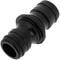 Pack of 5 units 1 inch 25 mm black male quick union and extension connector