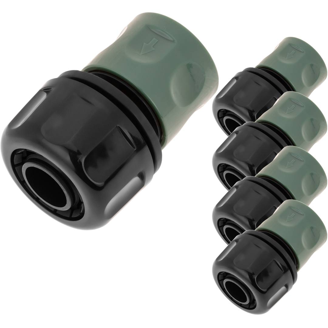 Confezione da 5 unità maglia di connessione rapida 1 pollice 25 mm colore nero e verde