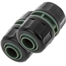 Pack de 2 unités de réparation de tuyau de 1 pouce de couleur noire et verte