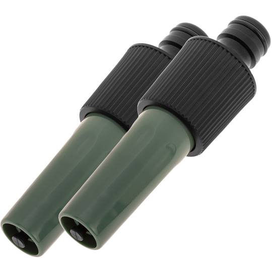 Zestaw 2 szt. zielonej regulowanej lancy irygacyjnej do węży 25 mm