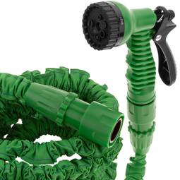 22,5 m 3/4"-1/2" erweiterbares Gartenschlauch-Set mit 7 Sprühmodi