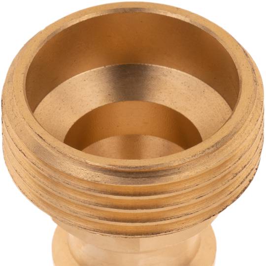 Pack de 2 unitats adaptador d'aixeta amb rosca mascle de 3/4“ de llautó