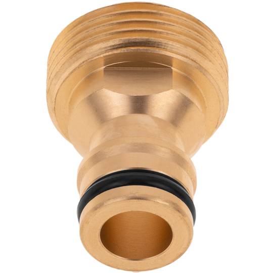 Pack de 2 unitats adaptador d'aixeta amb rosca mascle de 3/4“ de llautó