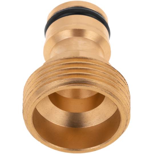 Pack de 2 unitats adaptador d'aixeta amb rosca mascle de 3/4“ de llautó
