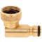 Adattatore per rubinetto ad angolo con filettatura femmina 3/4“ in ottone