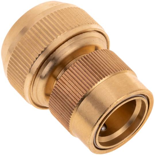 Doppia maglia rapida da 19 mm in ottone zincato per l'installazione del programmatore di irrigazione