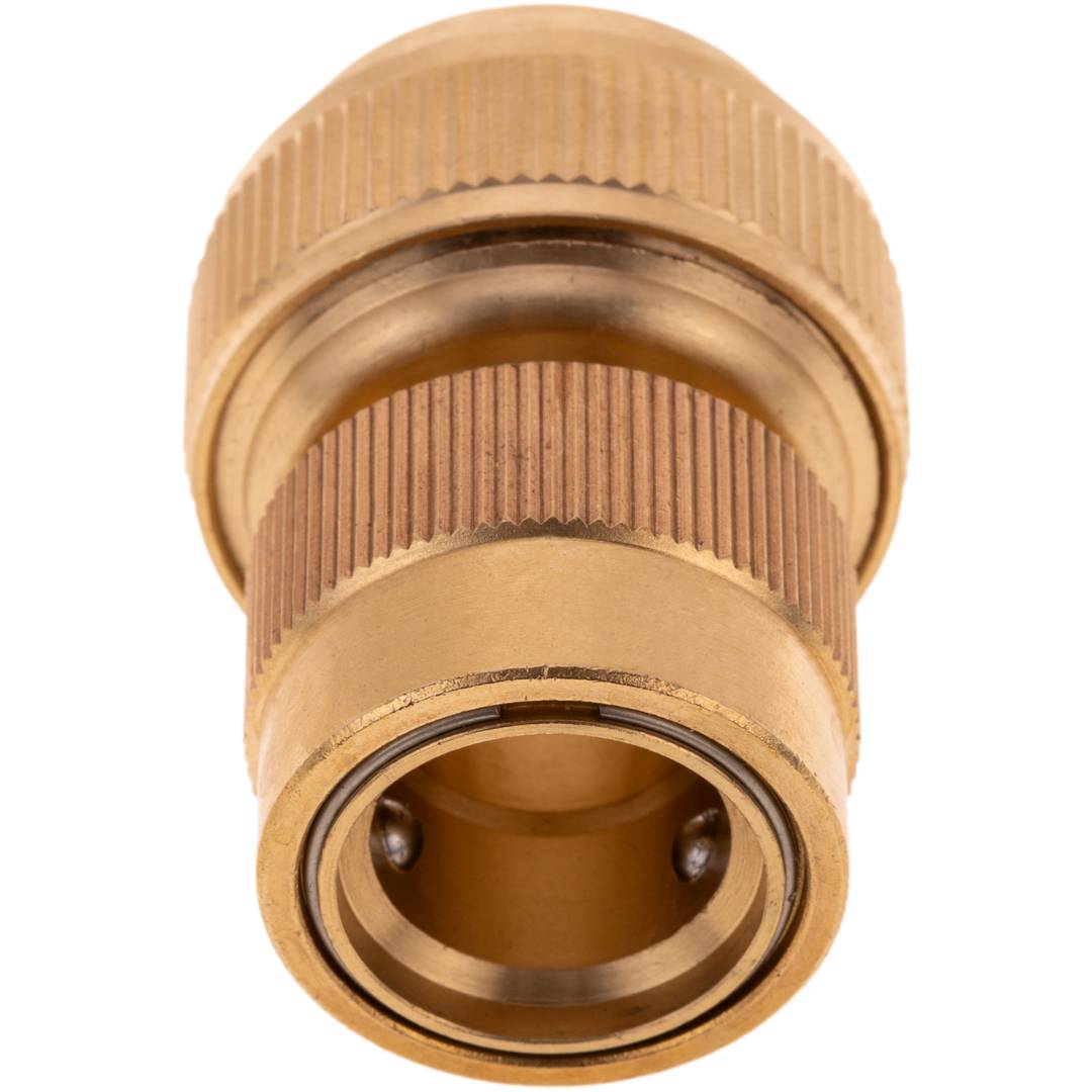 Doppia maglia rapida da 19 mm in ottone zincato per l'installazione del programmatore di irrigazione