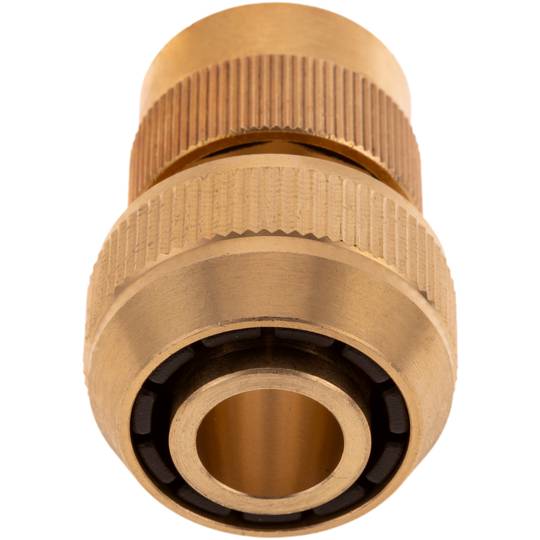 Doppia maglia rapida da 19 mm in ottone zincato per l'installazione del programmatore di irrigazione