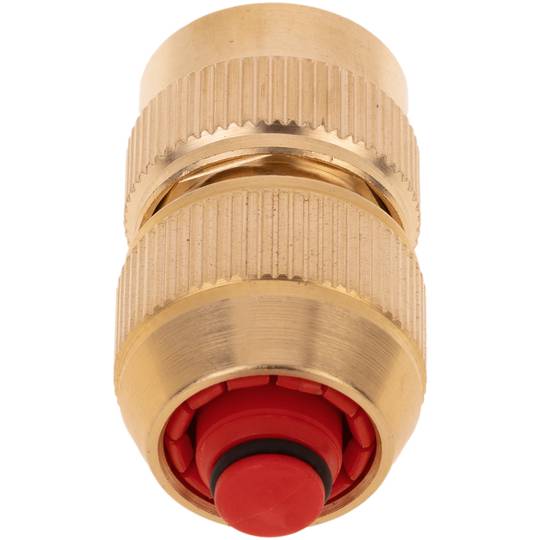 Szybkozłącze z mosiądzu ocynkowanego 15 mm do instalacji wodnej