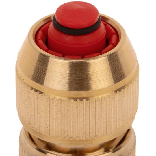 Szybkozłącze z mosiądzu ocynkowanego 15 mm do instalacji wodnej